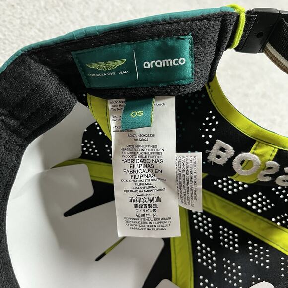 Aston Martin F1 Racing Team Hat Baseball Cap Adjustable Aramco Formula One - Picture 11 of 11
